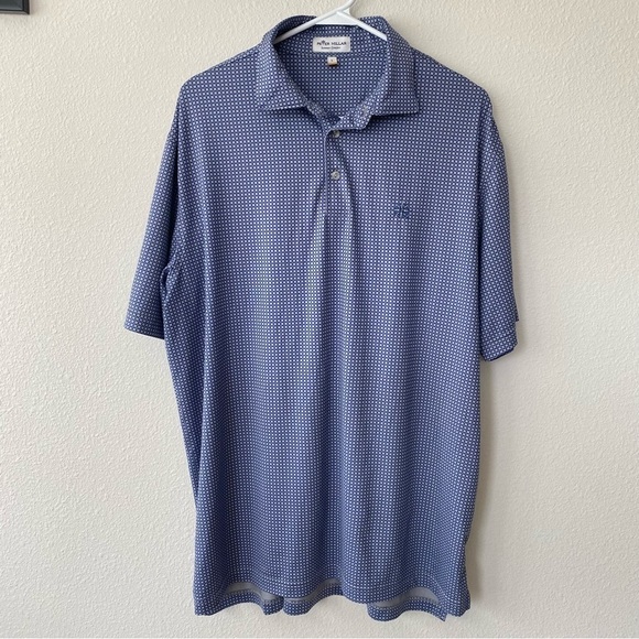 Peter Millar | Men's Summer Comfort Golf Outdoor Polo Shirt Size Large - Picture 1 of 6